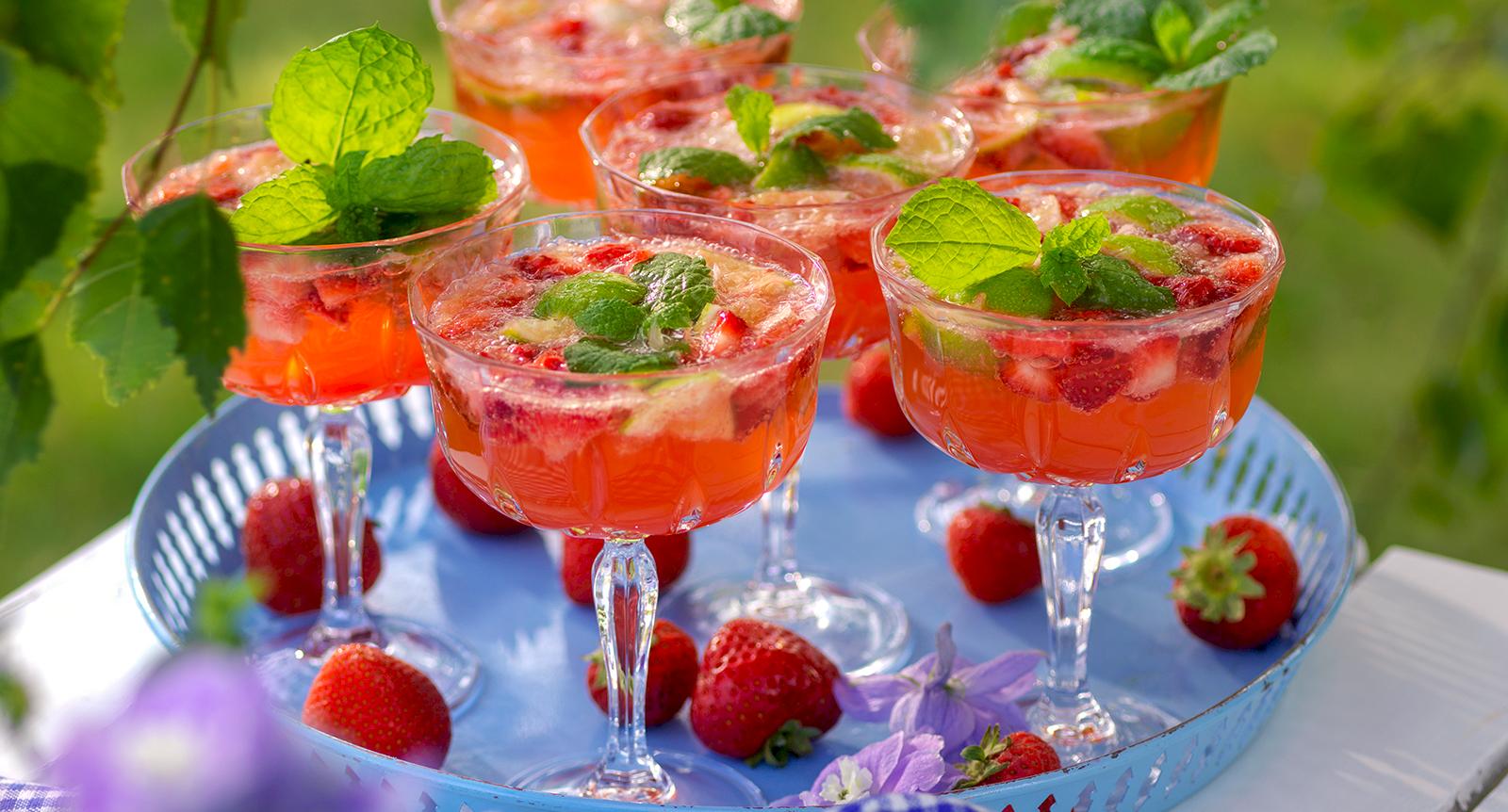 Caipirinha med jordgubbar