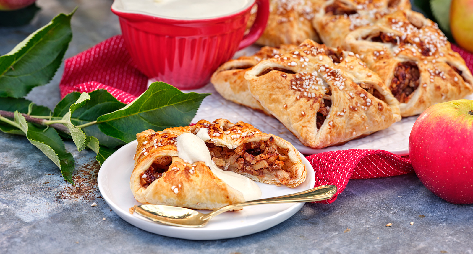 Äppelknyten med kanel