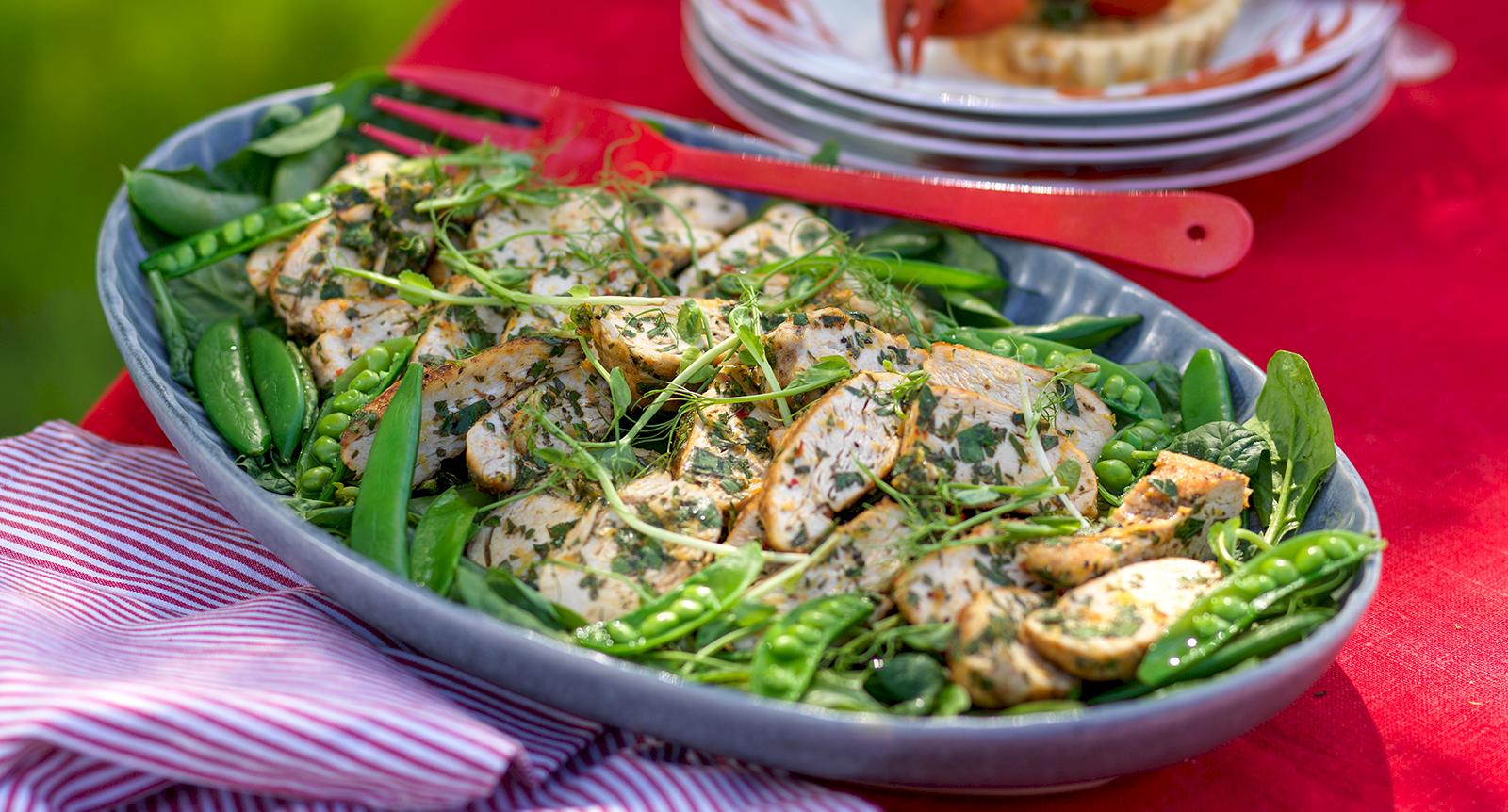 Persiljemarinerade kycklingfiléer