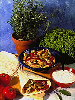 Tortillas med kyckling