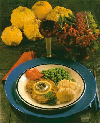 Wienerschnitzel med hasselbackspotatis