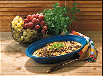 Lövbiff med ädelostsås