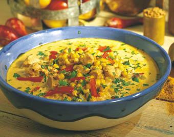 Kryddig korv- och potatislåda