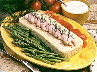 Mager fiskpaté med grön sås