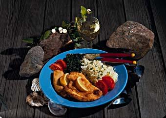 Friterade fiskfiléer