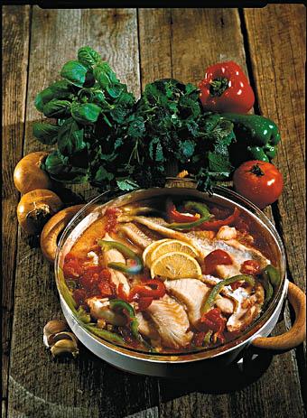 Mikrad torsk på medelhavsvis