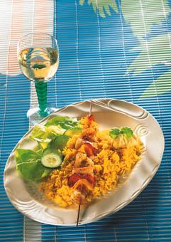 Lättgrillat med skaldjur