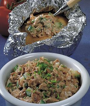 Tonfiskröra till bakad potatis