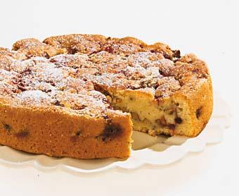 Äppelkaka med lingon