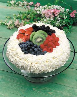 Festtårta med mandelbottnar