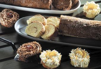 Chokladrulle med hallonmousse