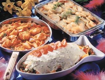 Påsklax på grön bädd