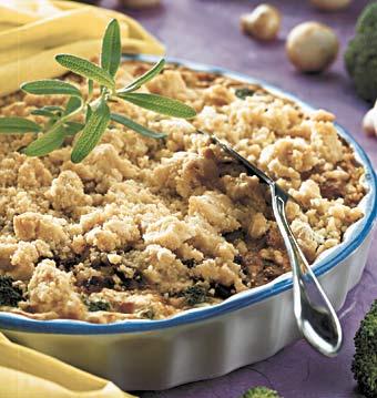 Svamp- och broccolipaj