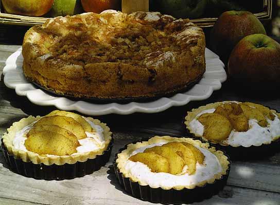 Äppeltarteletter med nötkeso