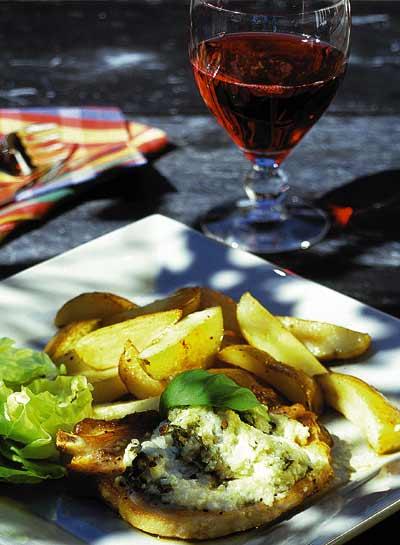 Fetaostgratinerade kotletter