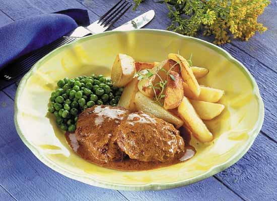 Pepparbiff av nötfärs