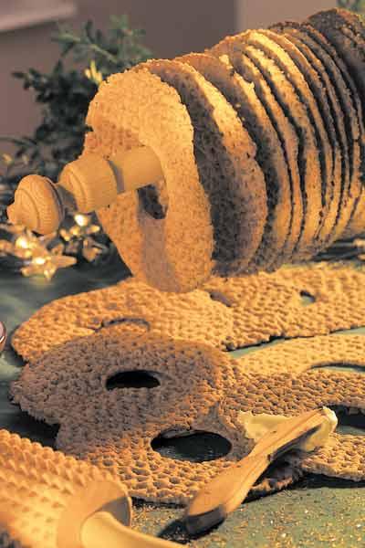 Hembakat knäckebröd