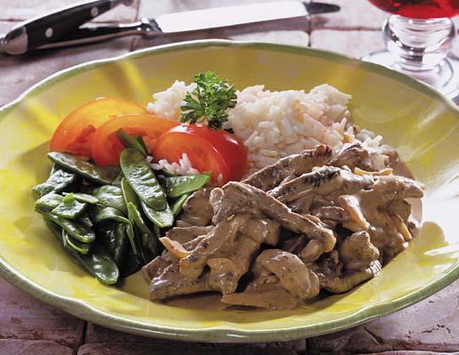 Senapsbiff à la minute