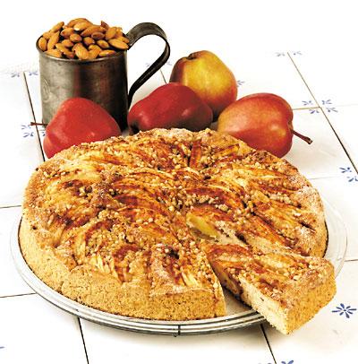 Vetekaka med äpplen