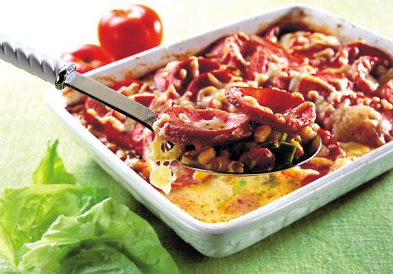 Gratinerad korvlåda