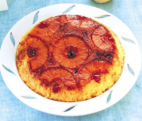 Ananaskaka upp och ner