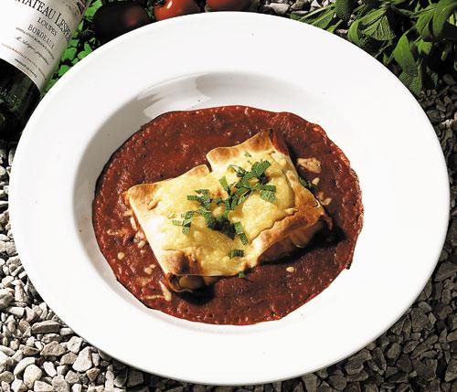 Pastakuddar med parmaskinka