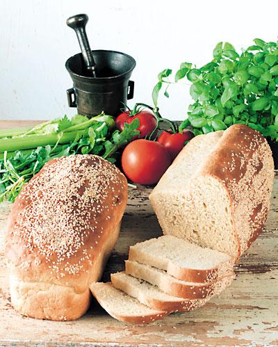 Frasigt formbröd med frön