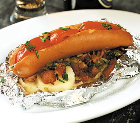 Läcker korv i paket