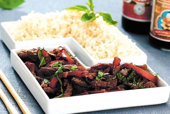 Snabblagad basilikabiff