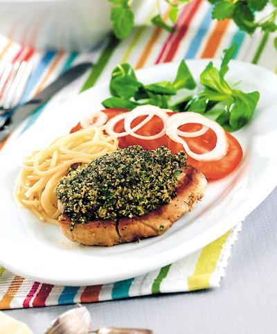 Frasgratinerade fyllda kotletter