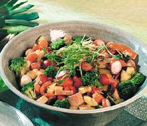 Färgrik kasslergryta