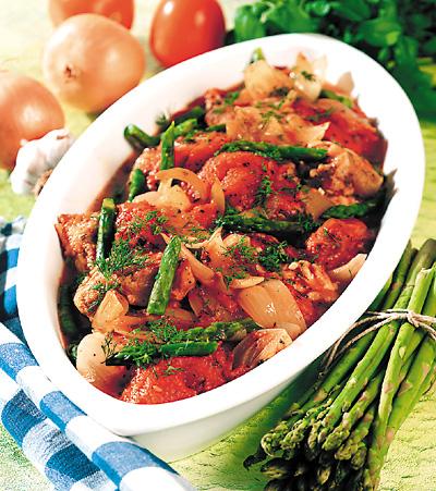 Vårgryta med kyckling