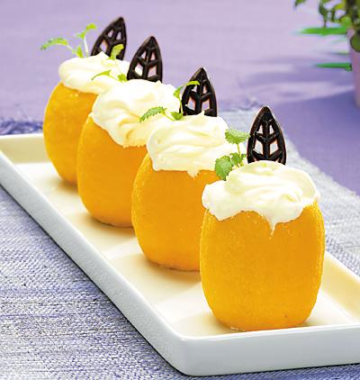 Glassfyllda citroner