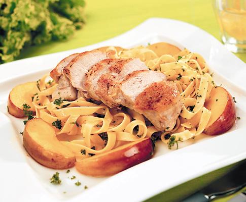 Kycklingfilé i cider