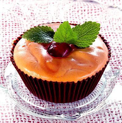 Chokladskålar med mousse