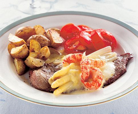 Filé Oskar med hemlagad béarnaisesås