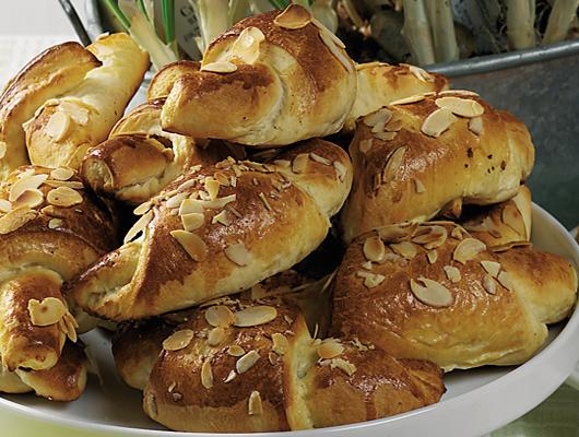 Mandelgifflar med choklad