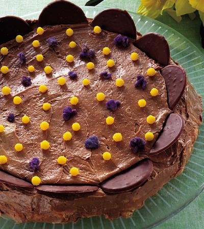 Marängtårta med chokladkräm