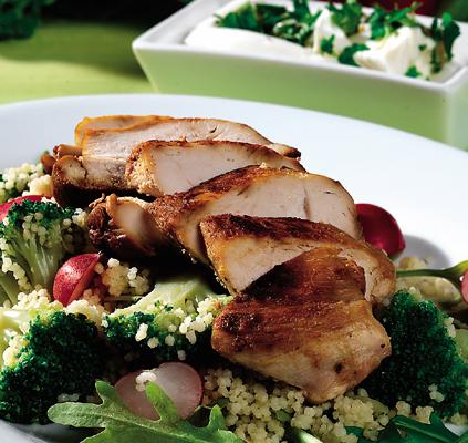 Kycklingfilé med örtröra