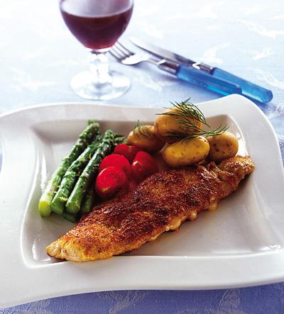 Schnitzel med ost och skinka