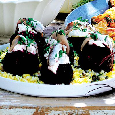 Ugnsbakade rödbetor