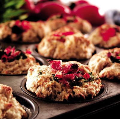 Scones med soltorkad tomat