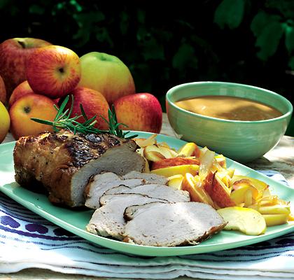 Kryddig äppelskinka