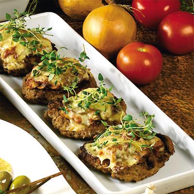 Gratinerade färsbiffar