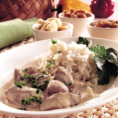 Currygryta med tillbehör