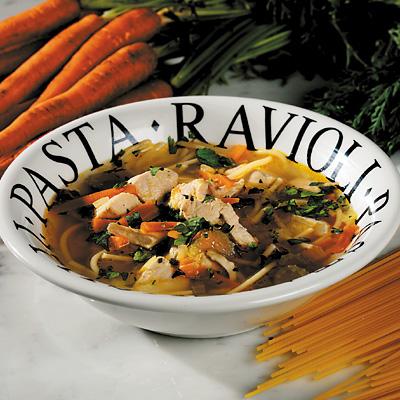 Kycklingsoppa med spaghetti