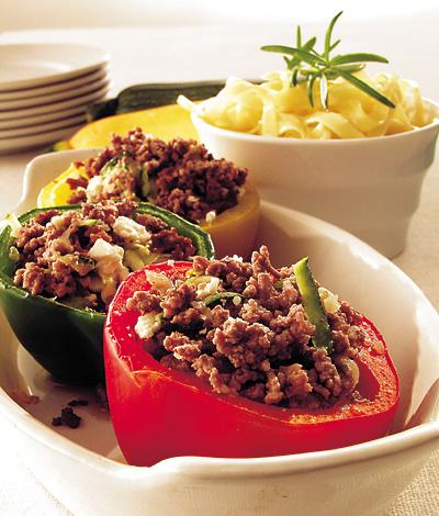 Färsfyllda paprikor