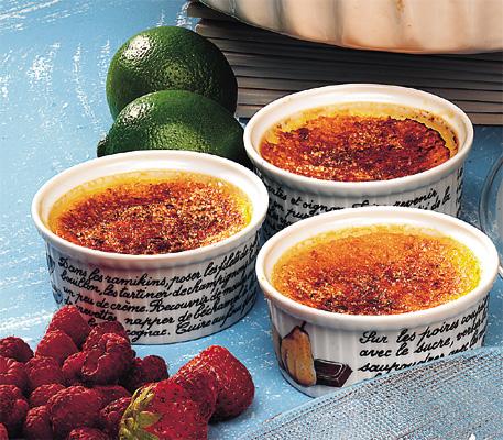 Kokos- och limebrylé