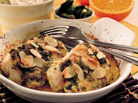 Citrusfisk med currybroccoli