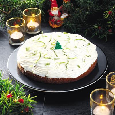 Kryddkaka med limekräm